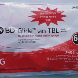 BD Ultra - Fine Needle Insilin Syringes(40iu/31g)10`s