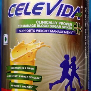 Celevida 400g  Protein Powder Kesar Elaichi Flavour