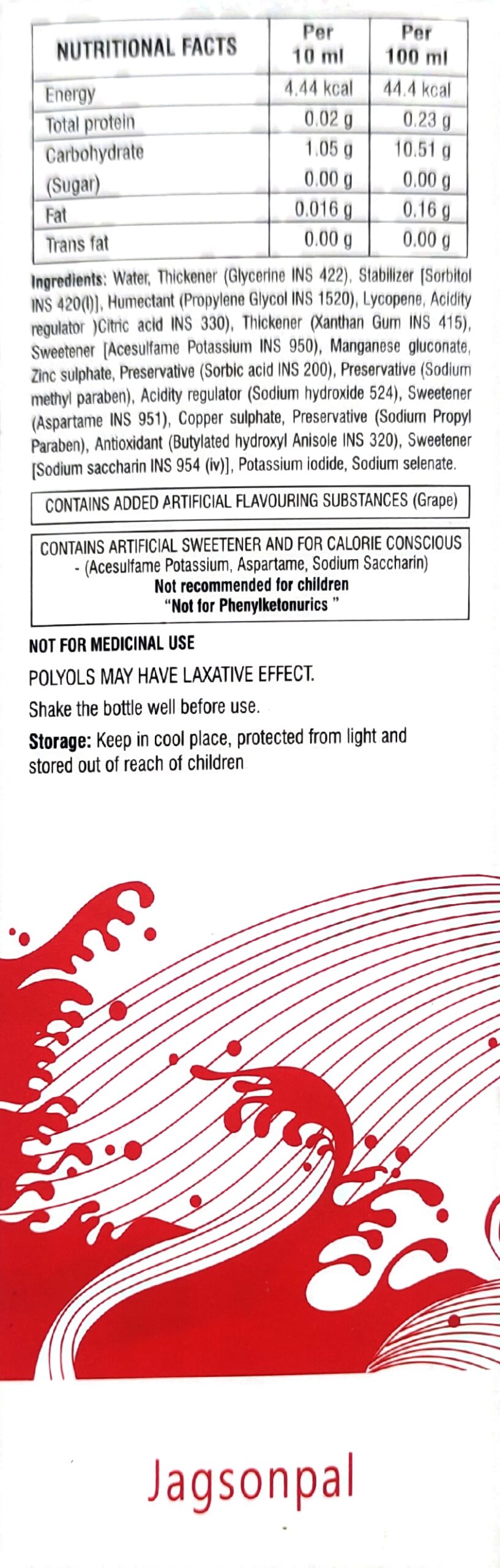 LycoRed Syrup 200 ML - Image 2
