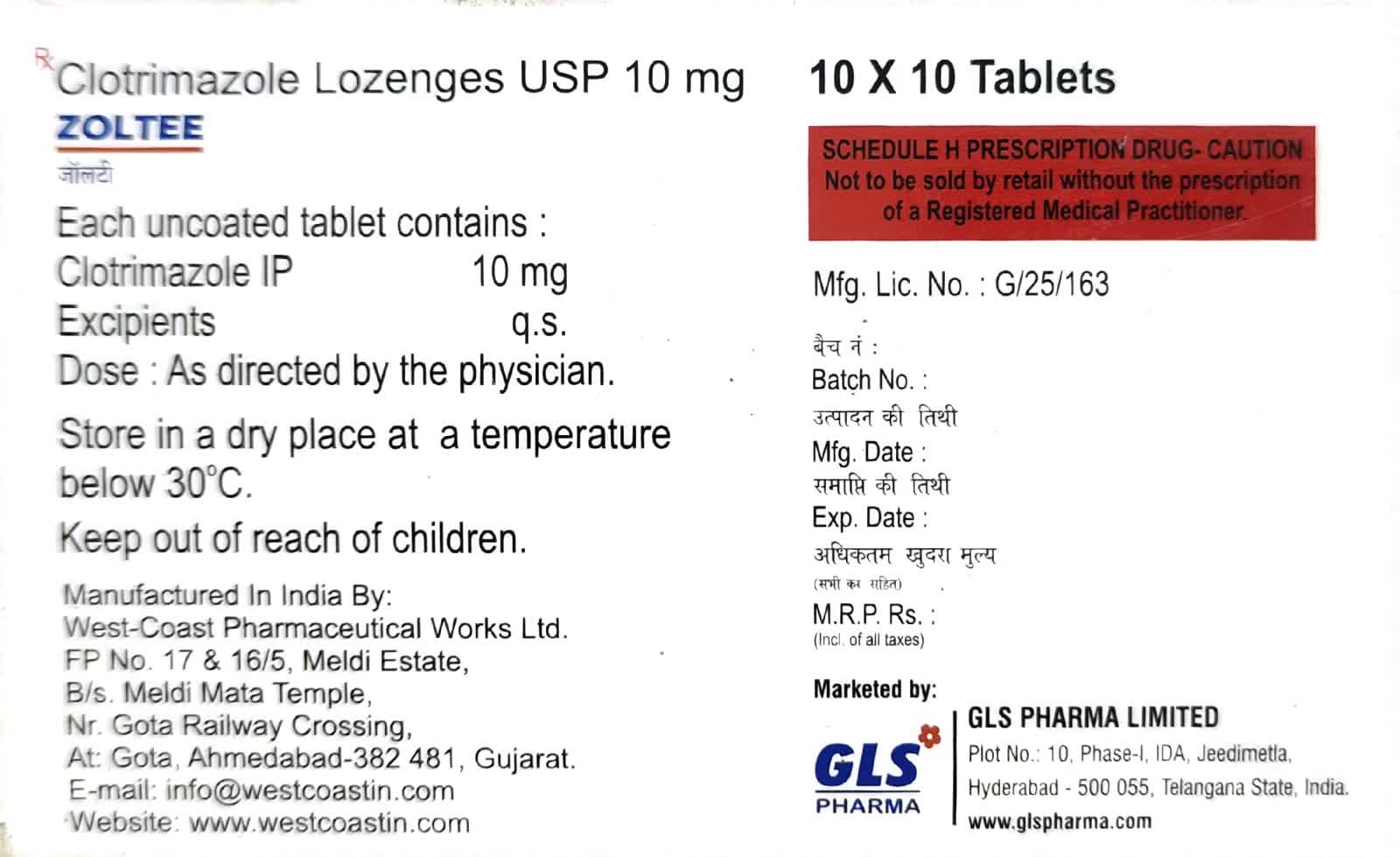 Zoltee Tablets 10mg - Image 3