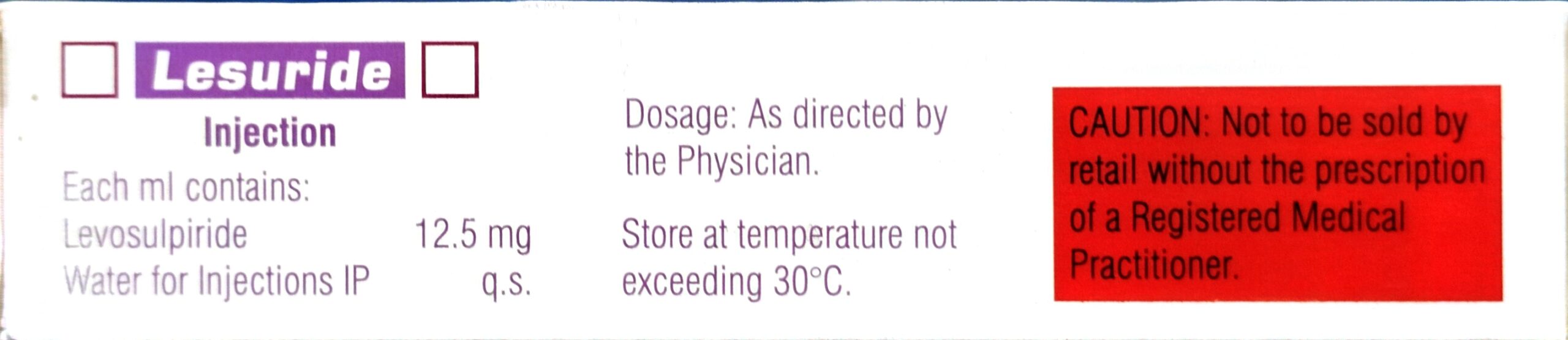 Lesuride injection - Image 2
