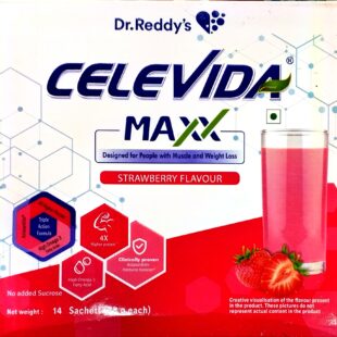 Celevida Maxx Strawberry Flavour 14Sachet