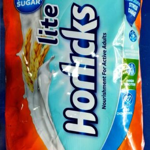 Horlicks Lite Powder Pouch Regular Malt Flavour 400g