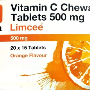 Limcee Vitamin C Tablets Orange Flavour