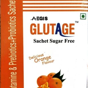 GLUTAGE sachet Sugar Free Orange Flavour